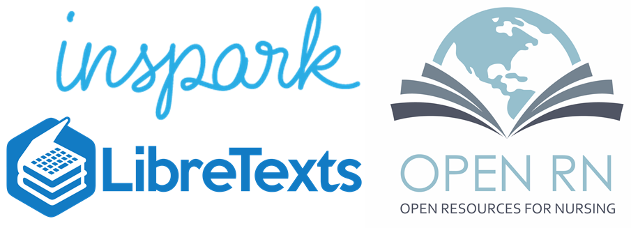 logos for LibreTexts, inspark, and OpenRN