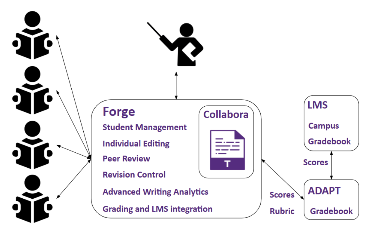 Workflow diagram for the Forge